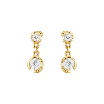 Mercy Double Solitaire Ohrringe 750 Gelbgold mit Brillanten