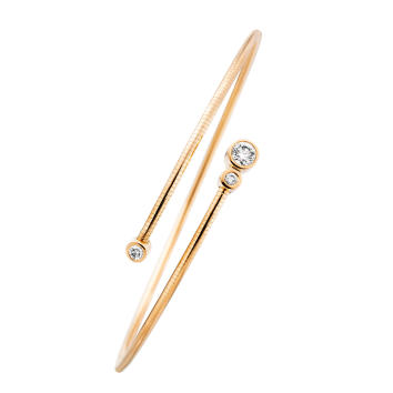 Argentum Collection flexibler Armreif 750 Roségold...