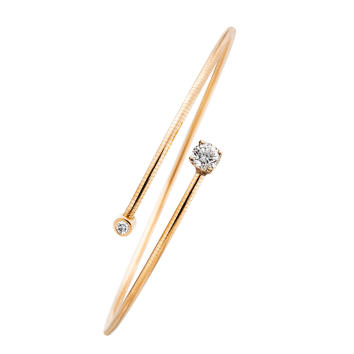 Argentum Collection flexibler Armreif 750 Roségold...