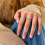 Dancing Élite Ring 750 Weißgold mit Brillanten