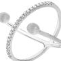 Dancing Élite Ring 750 Weißgold mit Brillanten