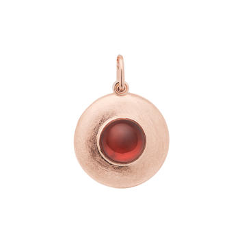 Bron Sushi Medaillon 750 Roségold mit Hessonit