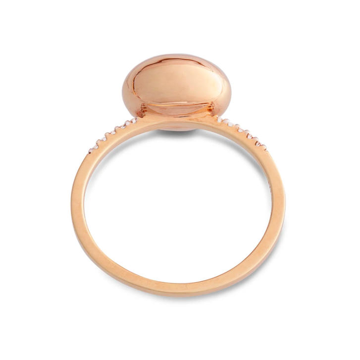 Sunset Ring 750 Roségold mit Brillanten