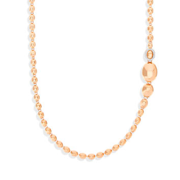Sunset Collier 750 Roségold mit Brillanten