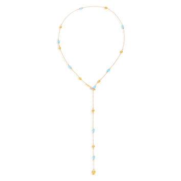 Dancing Every Day Sautoir Azure 750 Gelbgold mit...