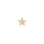 Shooting Stars Ohrstecker 750 Gelbgold mini mit Brillanten, single