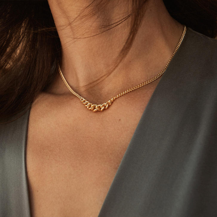 Entity Collier 750 Gelbgold mit Brillant
