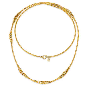 Entity Collier 750 Gelbgold mit Brillant, lang