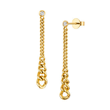 Entity Ohrringe 750 Gelbgold mit Brillanten