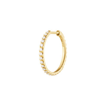Signature Diamonds Creole 750 Gelbgold mit Brillanten