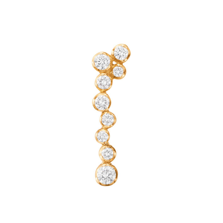 Signature Diamonds Ohrring 750 Gelbgold mit Brillanten, single