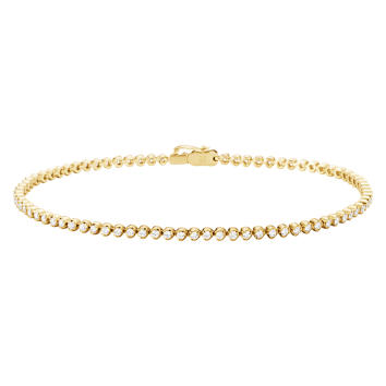 Signature Diamonds Tennisarmband 750 Gelbgold mit Brillanten