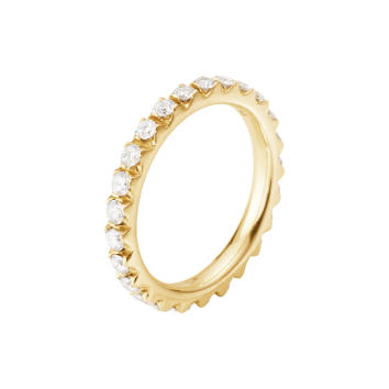 Signature Diamonds Ring 750 Gelbgold mit Brillanten, breit