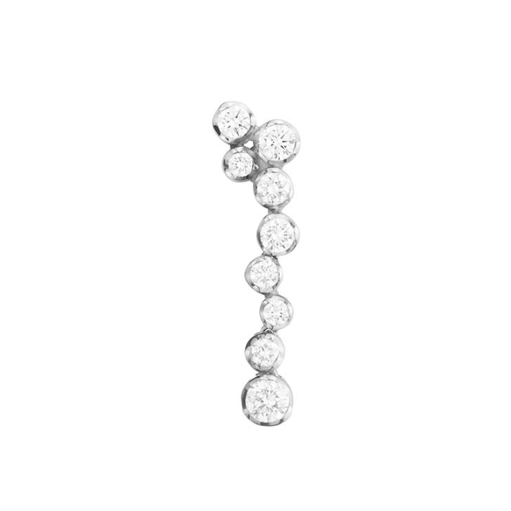 Signature Diamonds Ohrring 750 Weißgold mit Brillanten, single