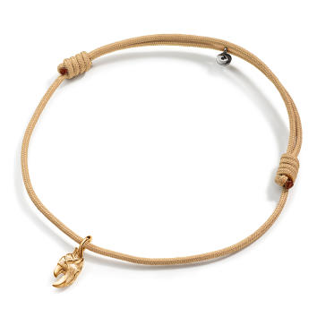 Young Fish Claw  Armband 750 Gelbgold