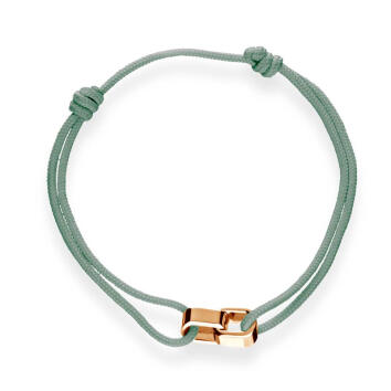 Perception Duo Armband 750 Roségold, khaki