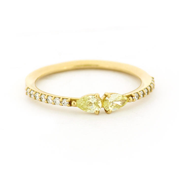 Argentum Collection Diamond Ring 750 Gelbgold mit Brillanten