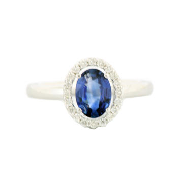 Argentum Collection Diamond Ring 750 Weißgold mit...
