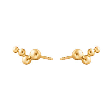 Moonlight Grapes Ohrstecker 750 Gelbgold