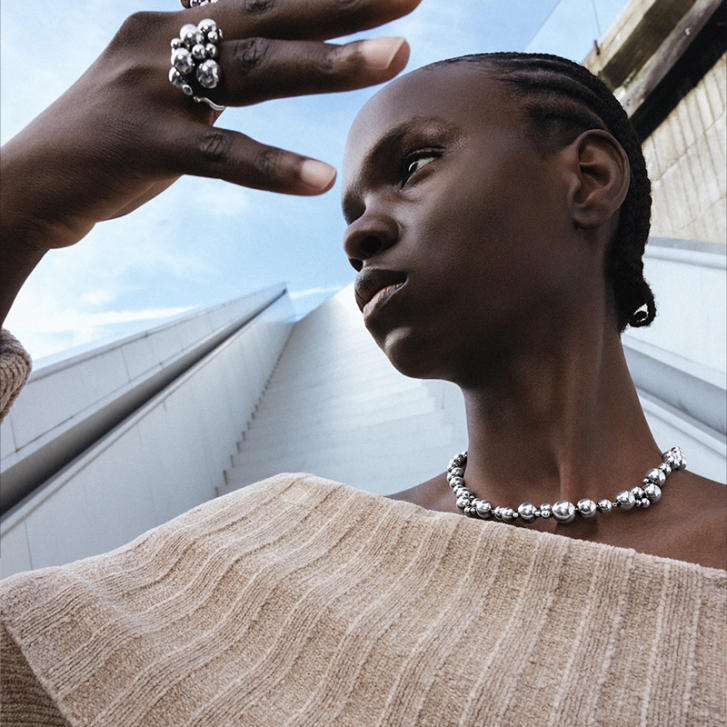 Moonlight Grapes Collier 925 Silber