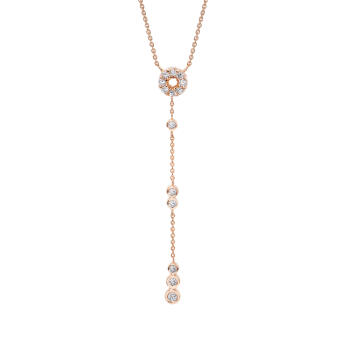 Argentum Collection Droplet Collier 750 Roségold...