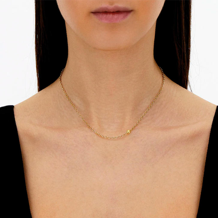 Boules Ankerkette 750 Gelbgold
