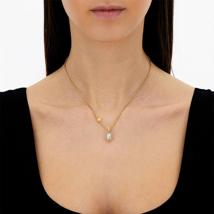 Boules Ankerkette 750 Gelbgold