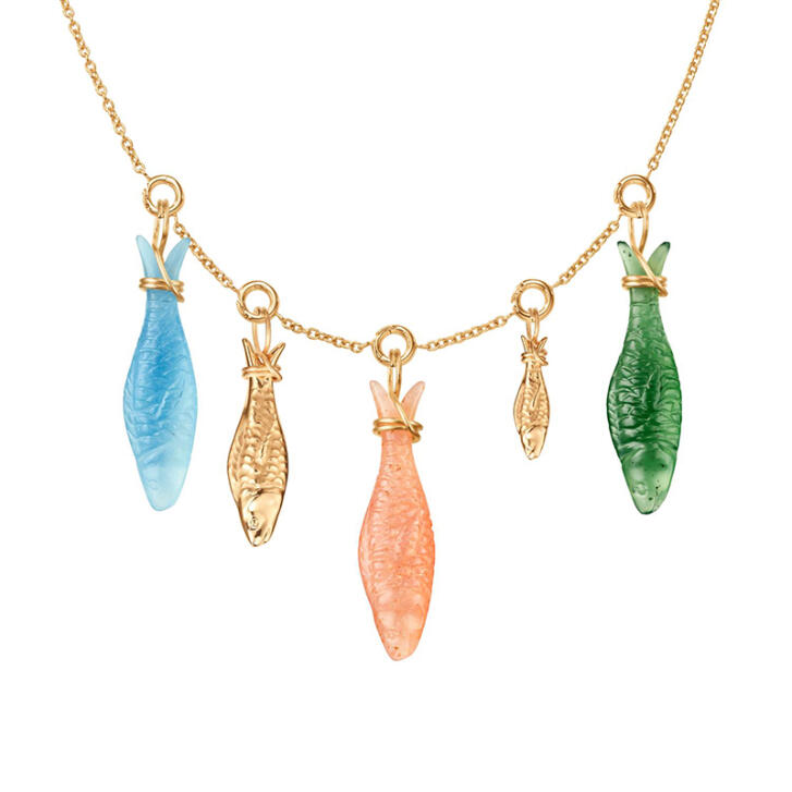 Young Fish Anhänger 750 Gelbgold, medium