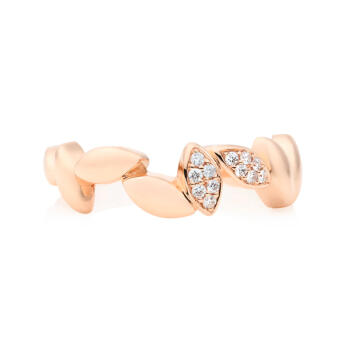 Bron Poppy Ring 750 Roségold mit Brillanten