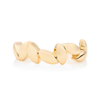 Bron Poppy Ring 750 Gelbgold