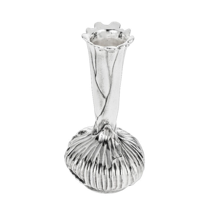 Vase Les Collections Historiques Zwiebel, versilbert