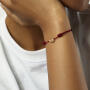 Snakes Mini Charm Armband 750 Gelbgold