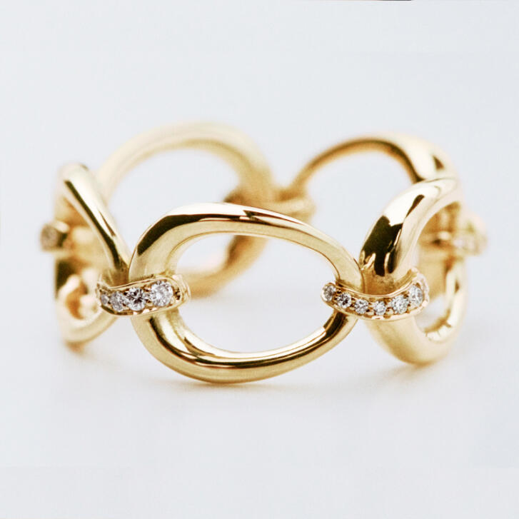 Offspring Ring 750 Gelbgold mit Brillanten