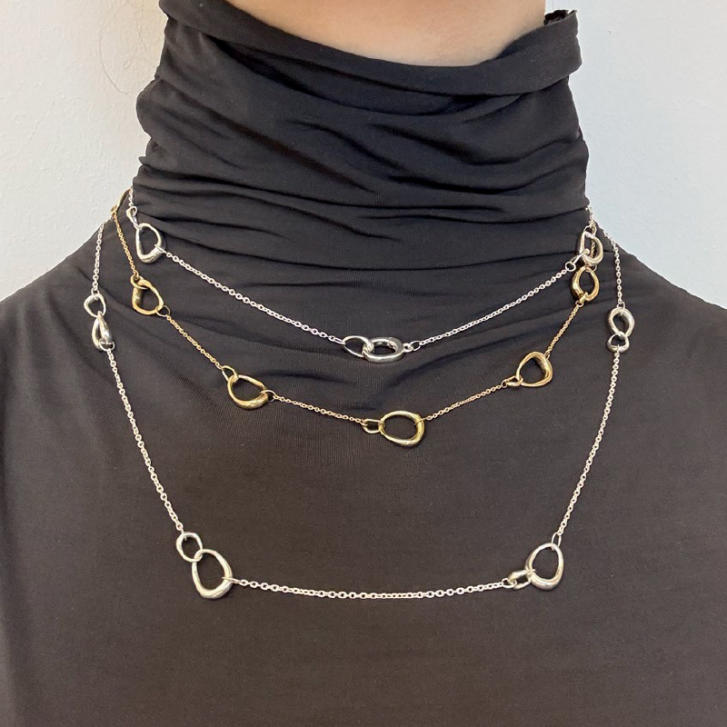 Offspring Kette 750 Gelbgold, medium Loops