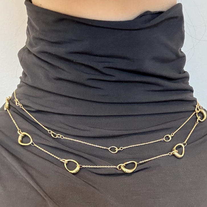 Offspring Kette 750 Gelbgold, medium Loops