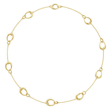 Offspring Kette 750 Gelbgold, medium Loops
