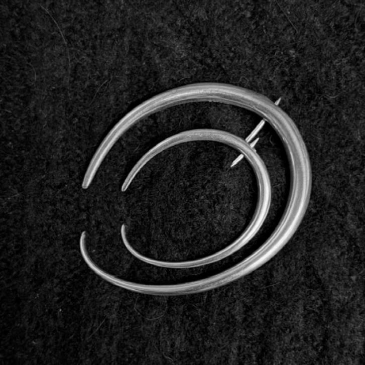 Offspring Brosche 925 Silber, klein