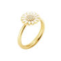 Daisy Ring 925 Silber vergoldet mit Brillanten