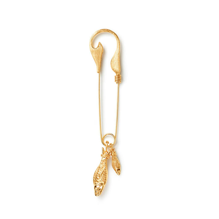 Under The Sea Brosche 750 Gelbgold groß