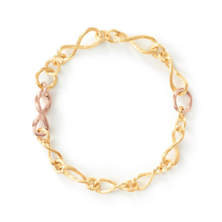 Love Armband mini 750 Gelb- & Roségold