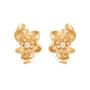 Wild Rose Ohrringe 750 Gelbgold mit Brillanten