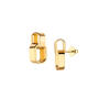 Perception Duo Mix Ohrstecker 750 Gelbgold