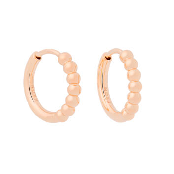 Bron Ohrringe Creolen Lux 750 Roségold Ø 16 mm