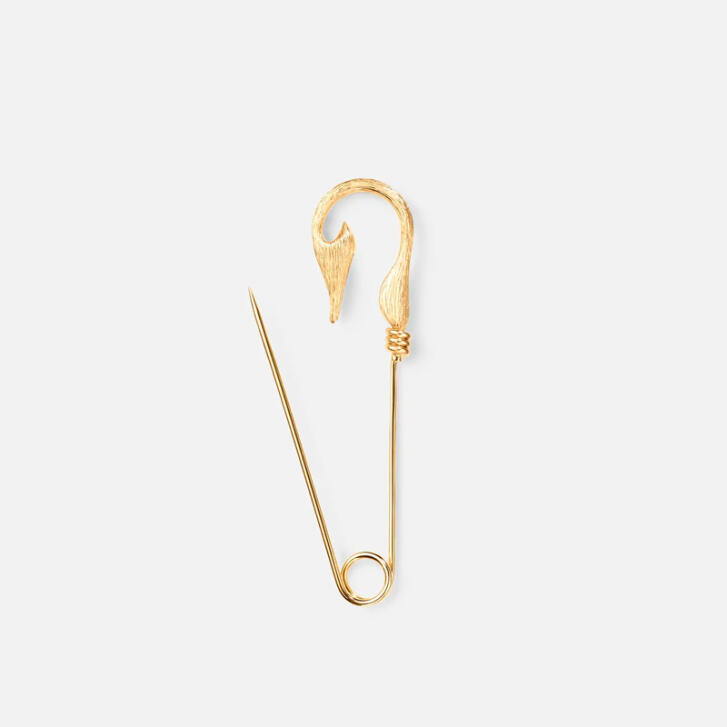 Under The Sea Brosche 750 Gelbgold klein