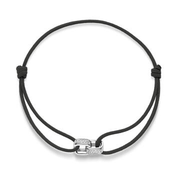Perception Duo Armband 750 Weißgold mit Brillanten,...