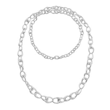 Offspring Kette im Verlauf 925 Silber