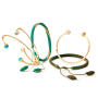 Life Armband OL Mocha 750 Gelbgold