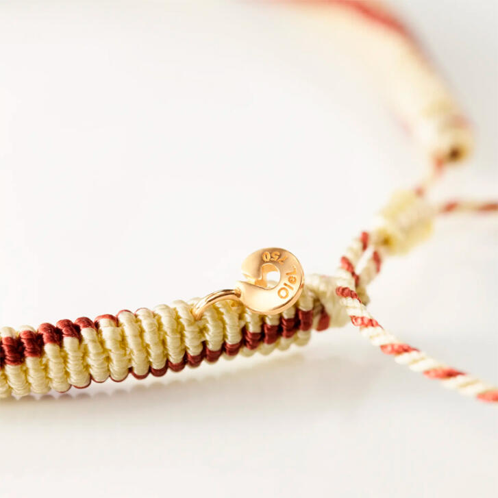 Life Armband OL Seashell 750 Gelbgold