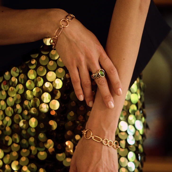 Bron Poppy Armband 750 Roségold mit Brillanten