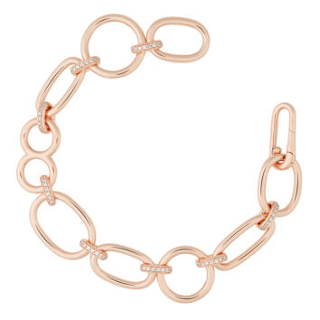 Bron Poppy Armband 750 Roségold mit Brillanten